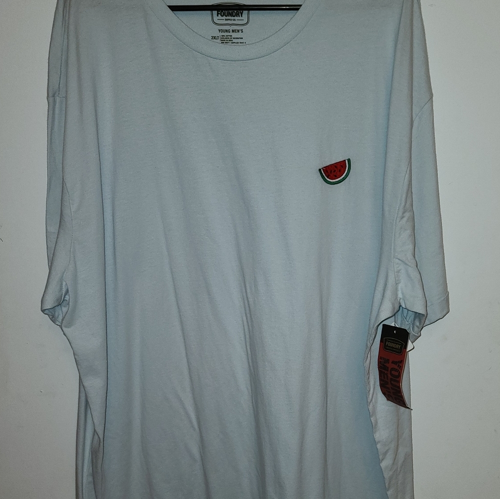The Foundry Co. Embroidered Watermelon T-Shirt